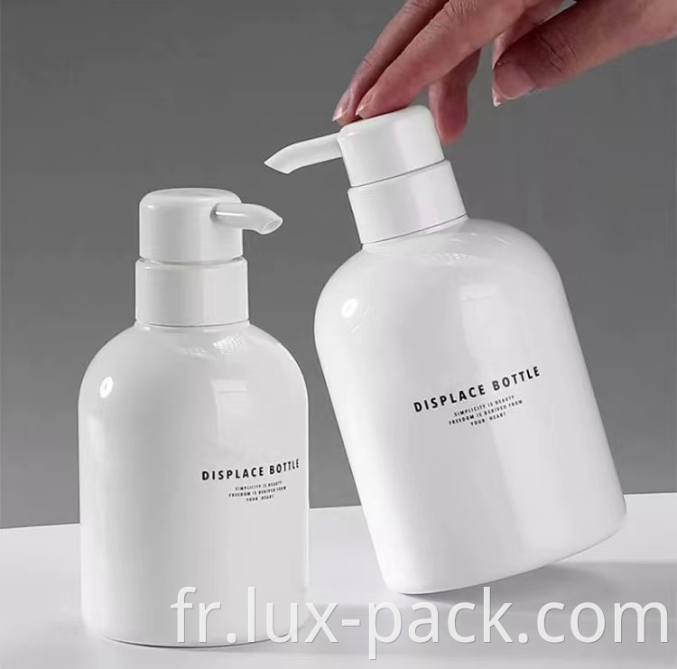 Vente chaude en plastique blanc personnalisé 500 ml de savon liquide